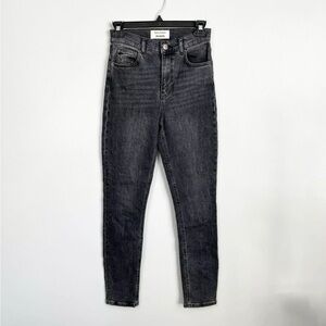 Reformation Size 24 • High Waist Skinny Gibson Black Wash Wash Jeans.